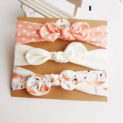 Baby Headband For Girls Flower Rabbit