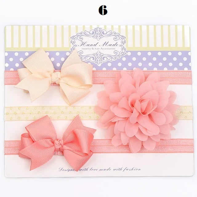 Baby Headband For Girls Flower Rabbit